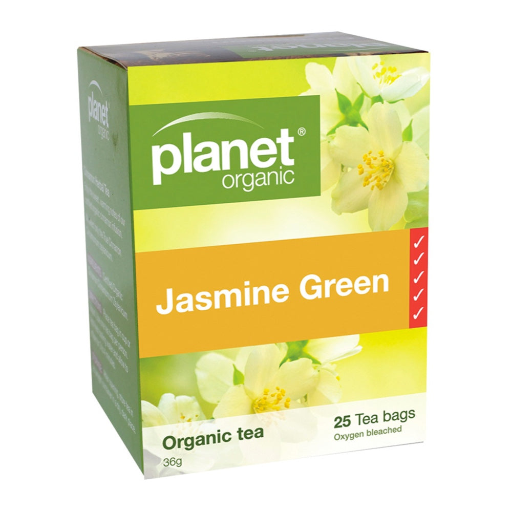 PLANET ORGANIC Jasmine Green Herbal Tea 25 Bags
