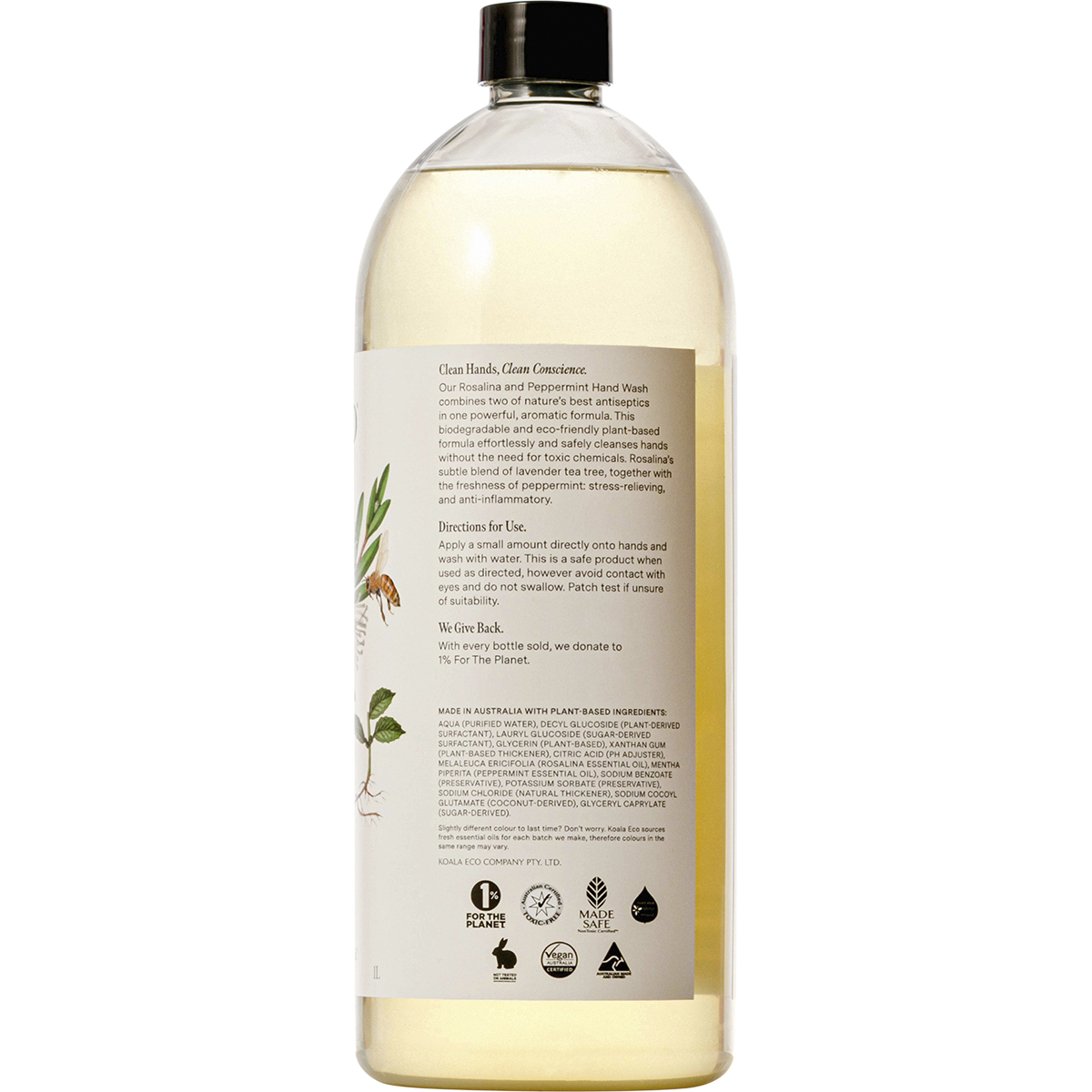 KOALA ECO Hand Wash Rosalina & Peppermint Refill - 1L