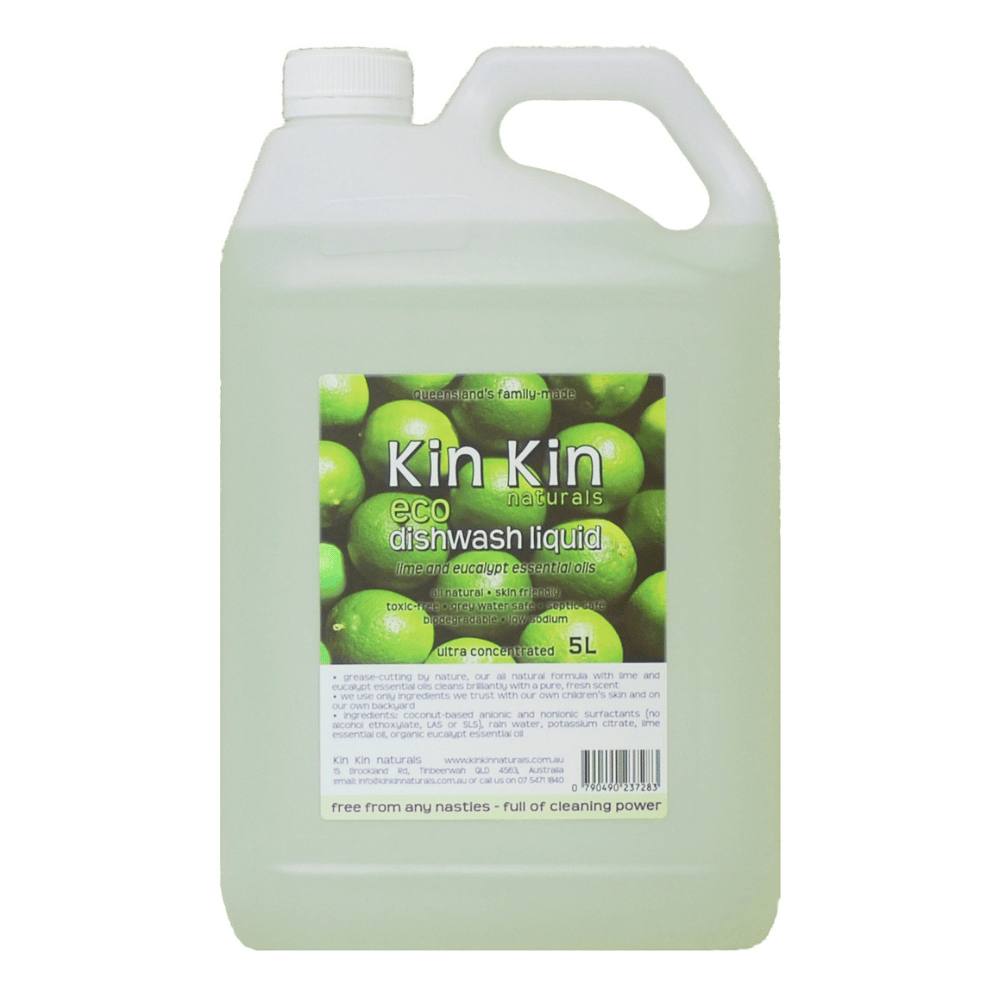 Kin Kin Bulk Dishwash Liquid Lime & Eucalypt 5L - L'Organic