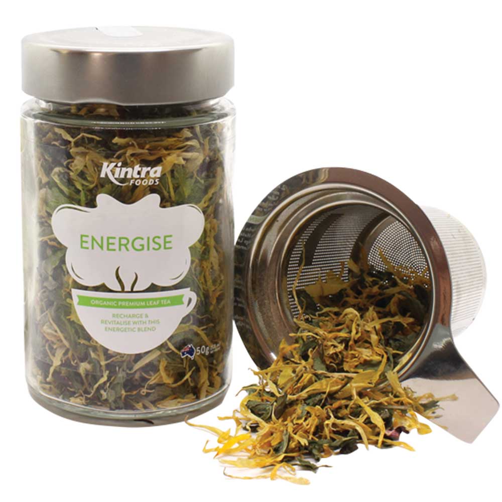 Kintra Foods Energise Loose Leaf Tea 50g - L'Organic