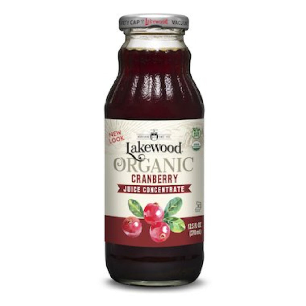 LAKEWOOD Organic Cranberry Juice Concentrate 370mL - L'Organic
