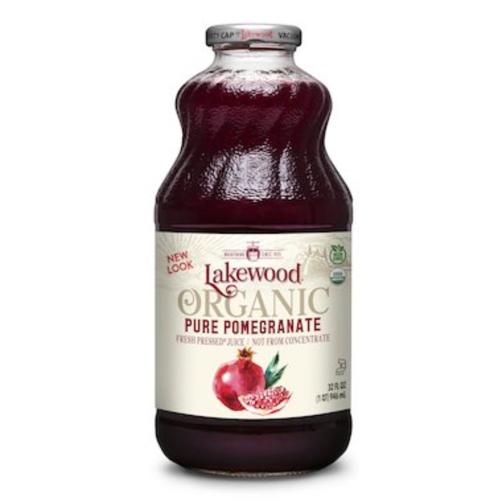LAKEWOOD Organic Pomegranate Juice Fresh Pressed - 946ml - L'Organic