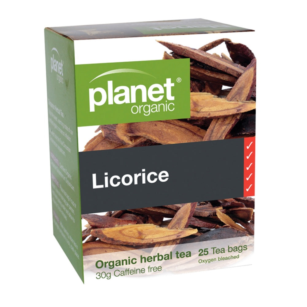 PLANET ORGANIC Licorice Herbal Tea 25 Bags