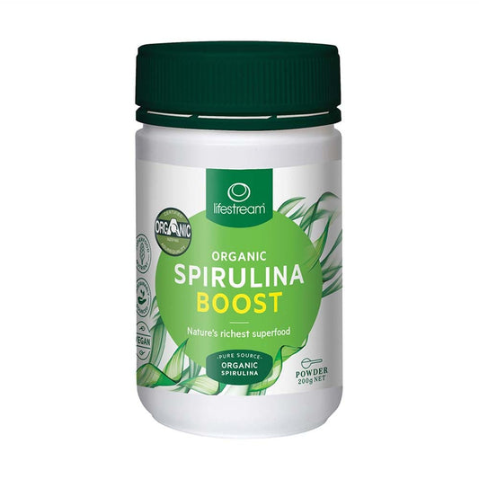LifeStream Organic Spirulina Boost - 200g - L'Organic