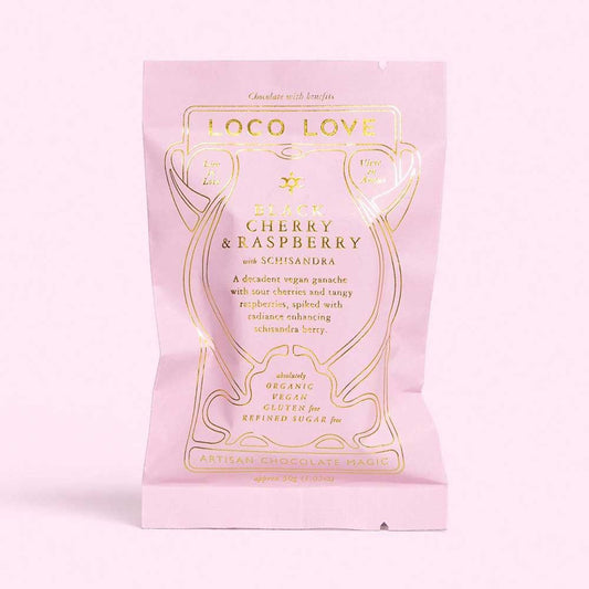 Loco Love Black Cherry & Raspberry Chocolate - 35g - L'Organic