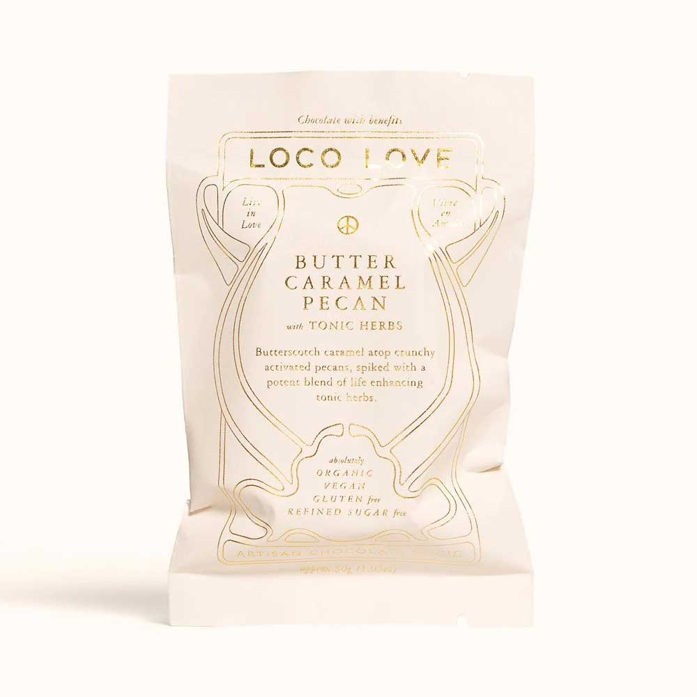 Loco Love Butter Caramel Pecan Chocolate - 35g - L'Organic