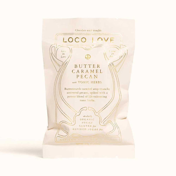 Loco Love Butter Caramel Pecan Chocolate - 35g - L'Organic