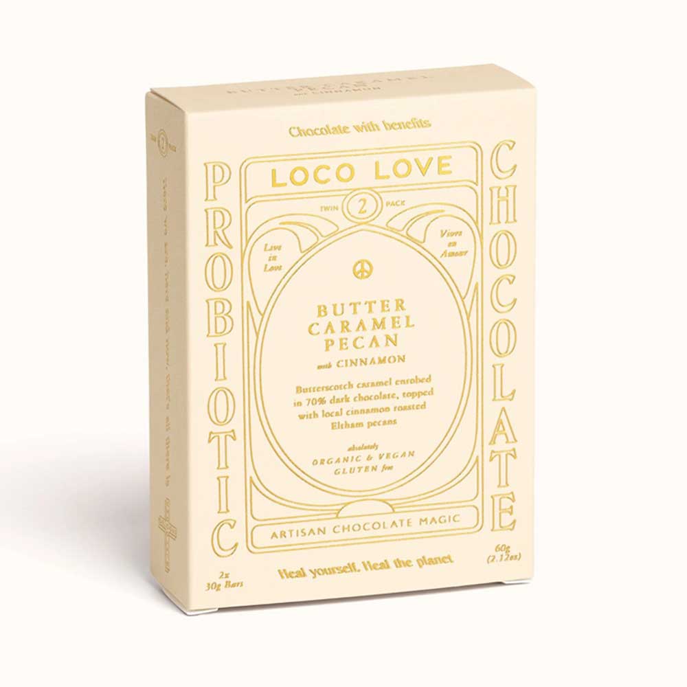Loco Love Butter Caramel Pecan Chocolate Twin Pack - L'Organic