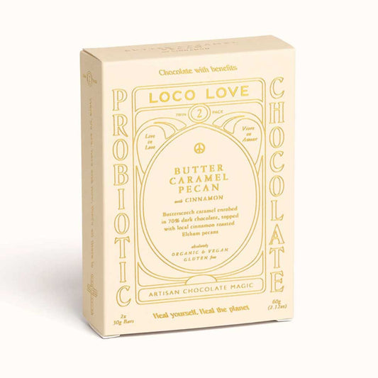 Loco Love Butter Caramel Pecan Chocolate Twin Pack - L'Organic