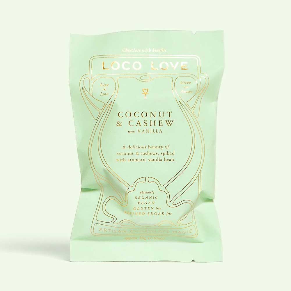 Loco Love Coconut & Cashew Chocolate - 35g - L'Organic