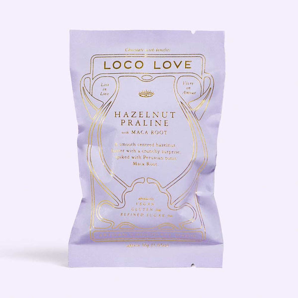 Loco Love Hazelnut Praline Chocolate - 35g - L'Organic
