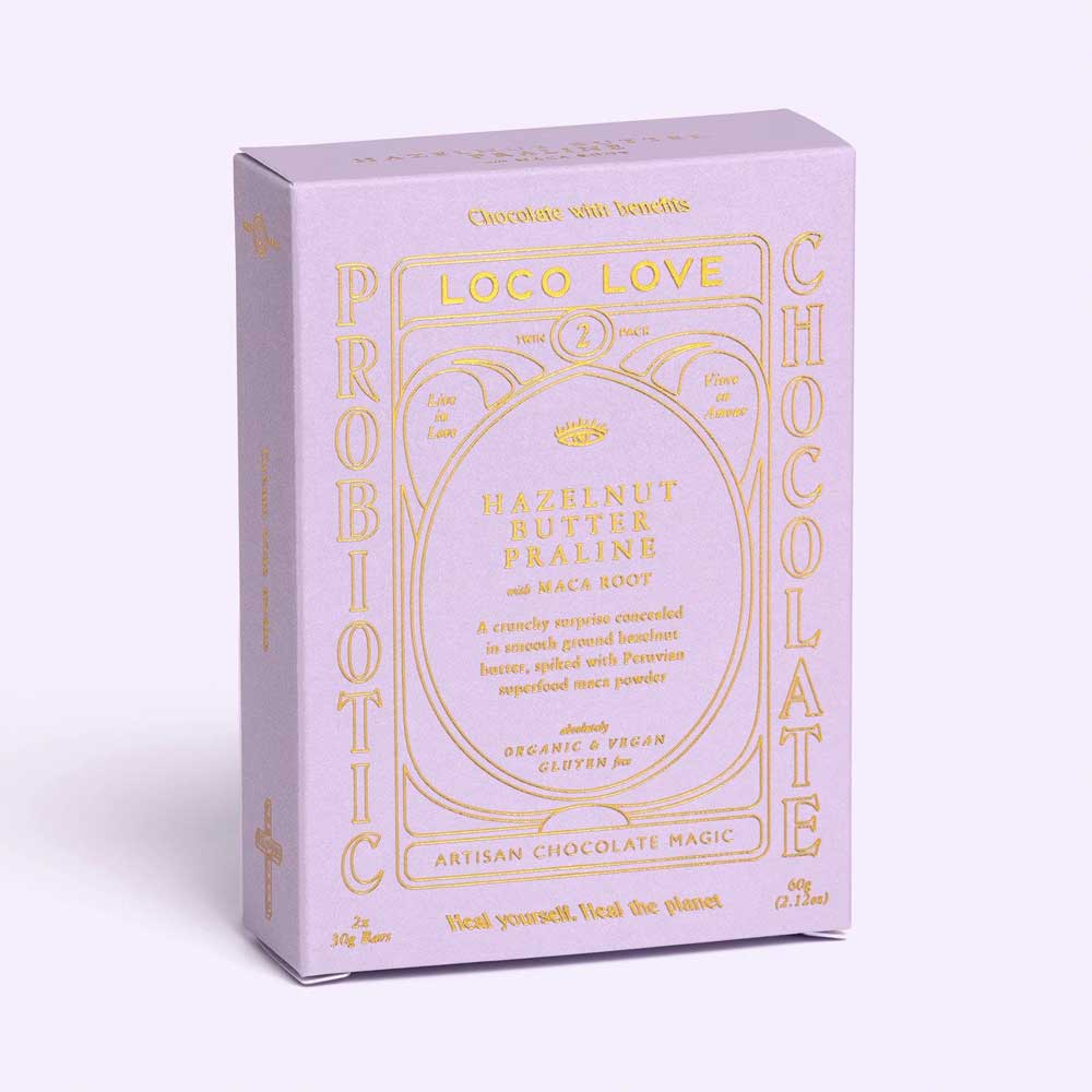 Loco Love Hazelnut Praline Chocolate Twin Pack - L'Organic