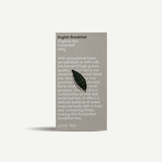 Love Tea - English Breakfast Loose Leaf Tea - 100g - L'Organic