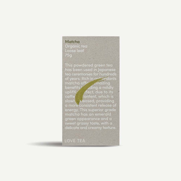 Love Tea - Matcha Loose Leaf Tea - 75g - L'Organic