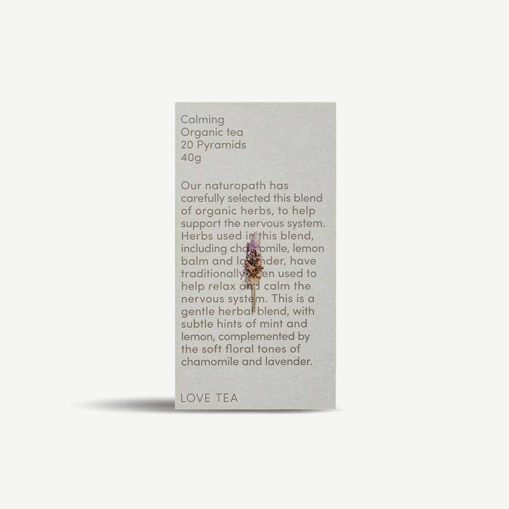 Love Tea Organic Calming Tea - 20 Pyramids - L'Organic