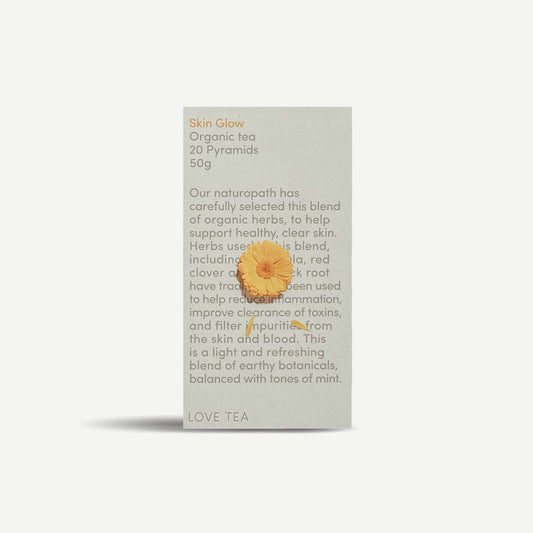 Love Tea Organic Skin Glow Tea - 20 Pyramids - L'Organic