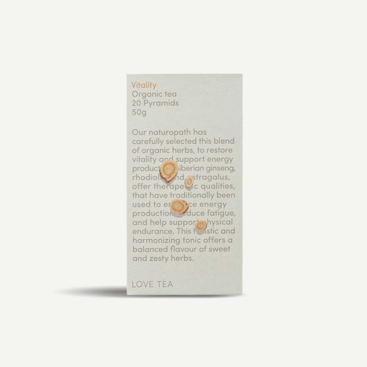 Love Tea Organic Vitality Tea - 20 Pyramids - L'Organic