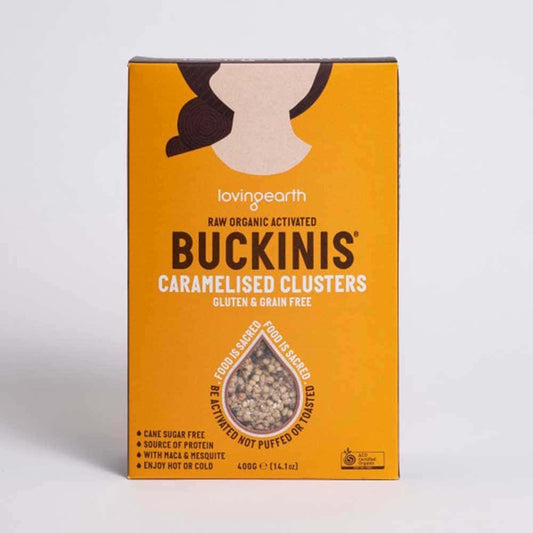 Loving Earth Buckinis Caramelised Clusters - 400g - L'Organic