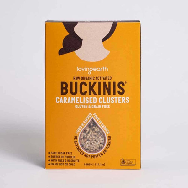 Loving Earth Buckinis Caramelised Clusters - 400g - L'Organic