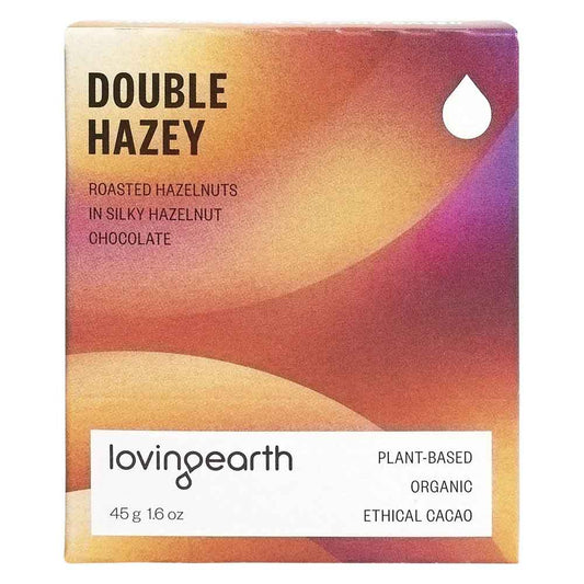 Loving Earth Double Hazey Hazelnut Chocolate - 45g - L'Organic