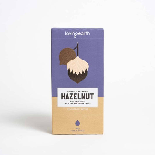 Loving Earth Hazelnut Mylk Chocolate - 80g - L'Organic