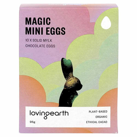 Loving Earth Magic Minis Eggs Solid Mylk Chocolate- 95g - L'Organic