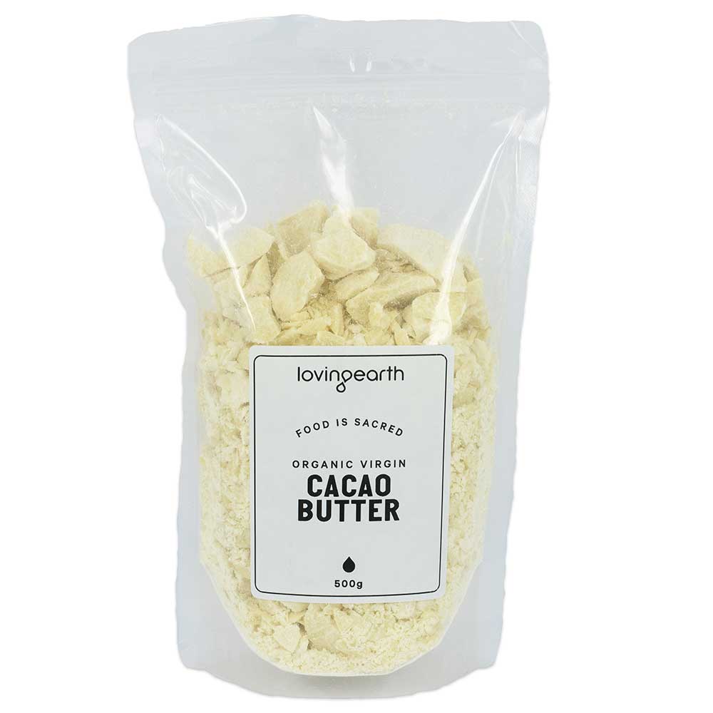 Loving Earth Virgin Cacao Butter - 500g - L'Organic