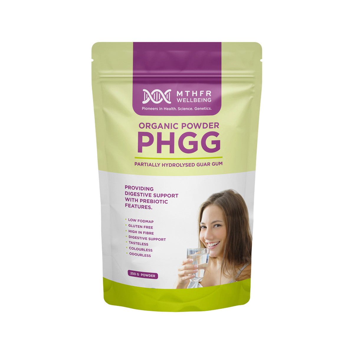 MTHFR Welness Organic PHGG (Partially Hydrolysed Guar Gum) - 250g
