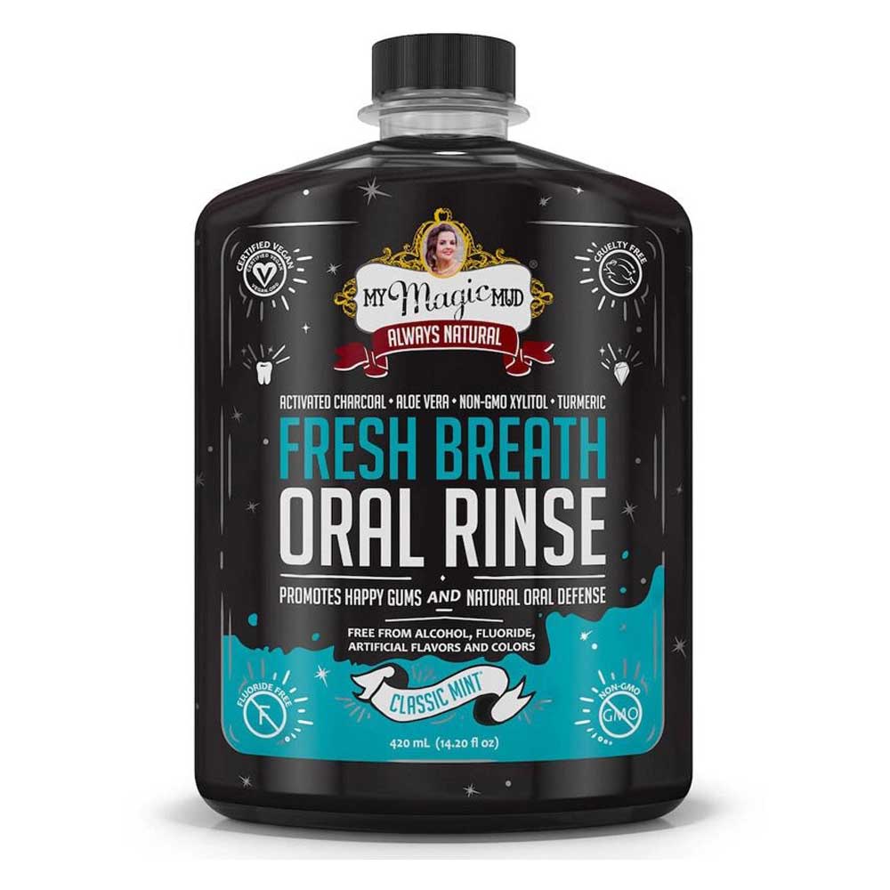My Magic Mud Oral Rinse Alcohol Free Classic Mint - 420ml - L'Organic
