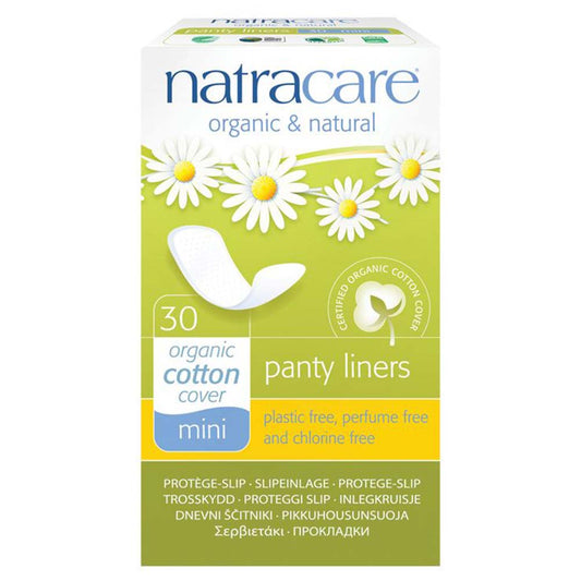 Natracare Organic Panty Liners - Mini 30 Pack - L'Organic