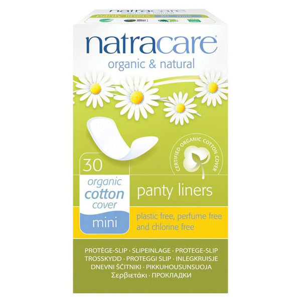 Natracare Organic Panty Liners - Mini 30 Pack - L'Organic