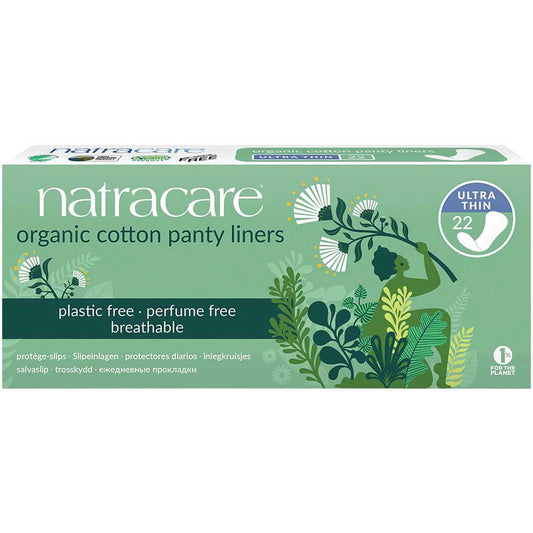 Natracare Organic Panty Liners - Ultra Thin 22 Pack - L'Organic