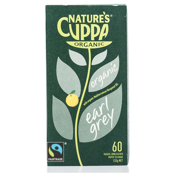 Nature's Cuppa Organic Earl Grey - 60 Tea Bags - L'Organic