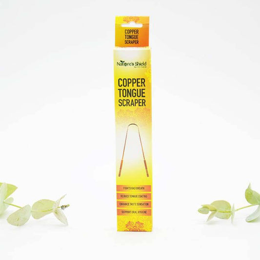 Nature's Shield Copper Tongue Scraper - L'Organic