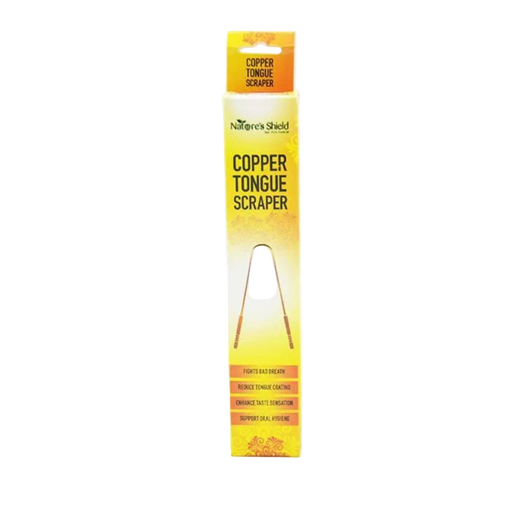 Nature's Shield Copper Tongue Scraper - L'Organic