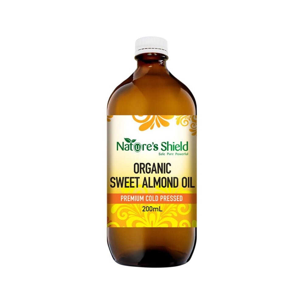 Nature's Shield Organic Sweet Almond Oil - 200ml - L'Organic