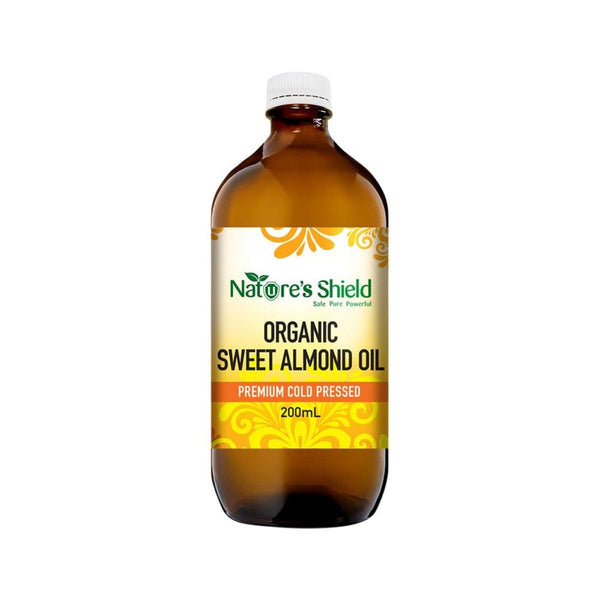 Nature's Shield Organic Sweet Almond Oil - 200ml - L'Organic