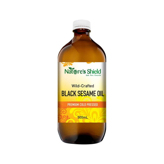 Nature's Shield Wild-Crafted Black Sesame Oil - 500ml - L'Organic
