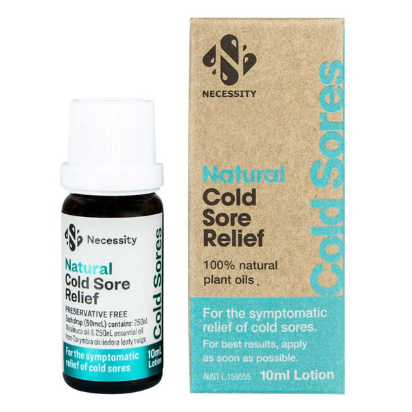 Necessity Natural Cold Sore Relief Lotion - 10ml - L'Organic