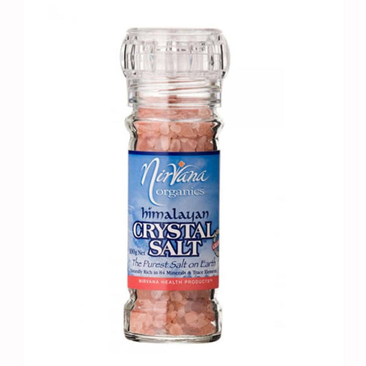 Nirvana Organics Himalayan Crystal Salt Granules Grinder - 125g - L'Organic
