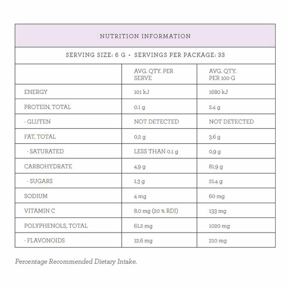 Nutra Organics Organic Acai Berry Blend - 200g - L'Organic