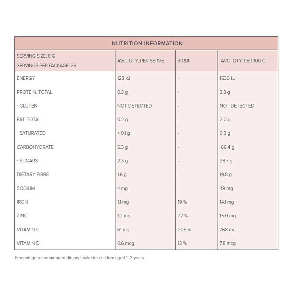 Nutra Organics Organic Berry Immune (Immune Protection) - 200g - L'Organic