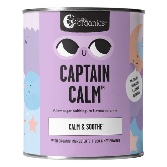 Nutra Organics Organic Captain Calm Bubblegum - 200g - L'Organic