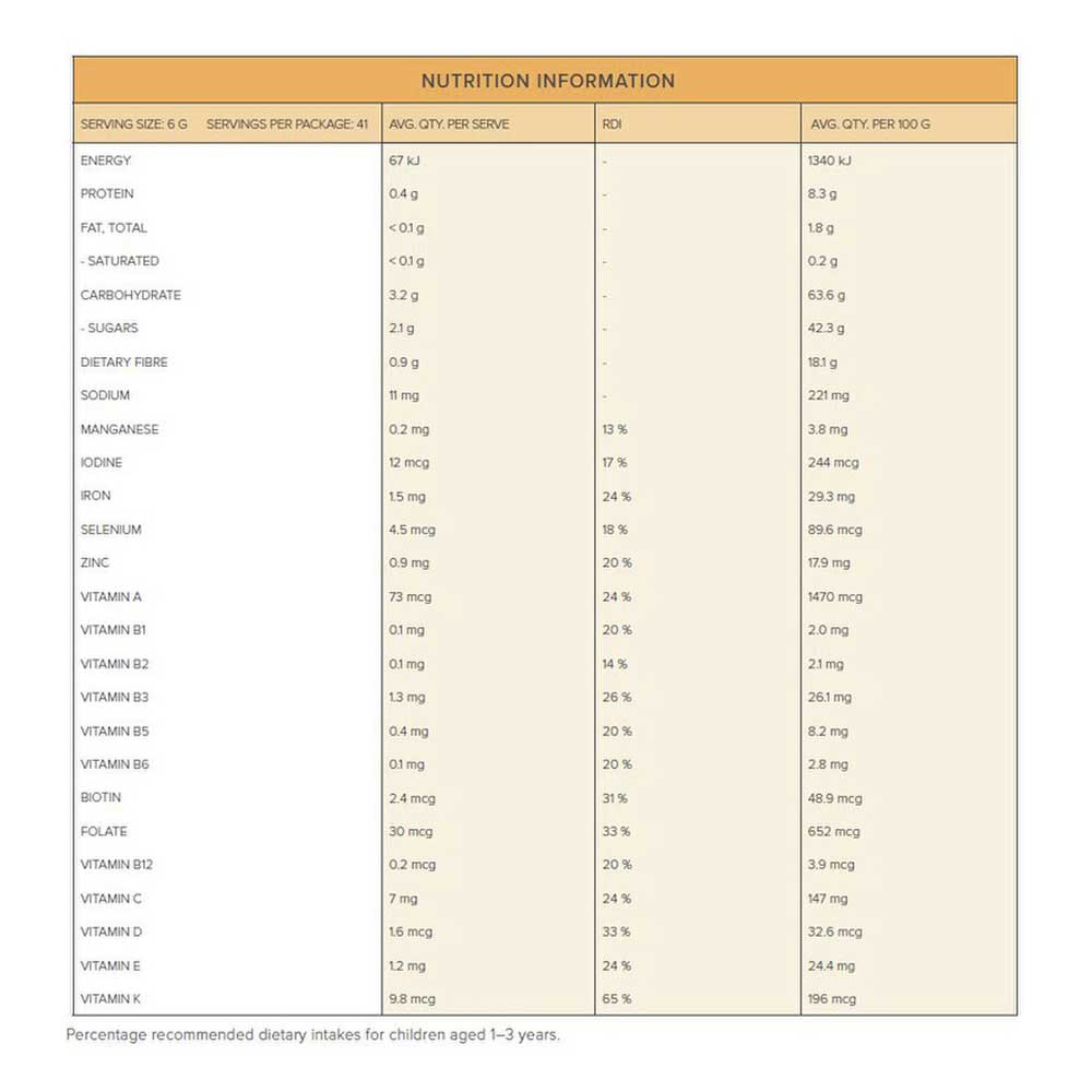 Nutra Organics Organic Veggie Hero - 200g - L'Organic