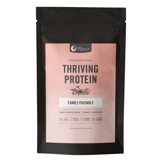 Nutra Organics Thriving Protein Strawberries & Cream - 1kg - L'Organic