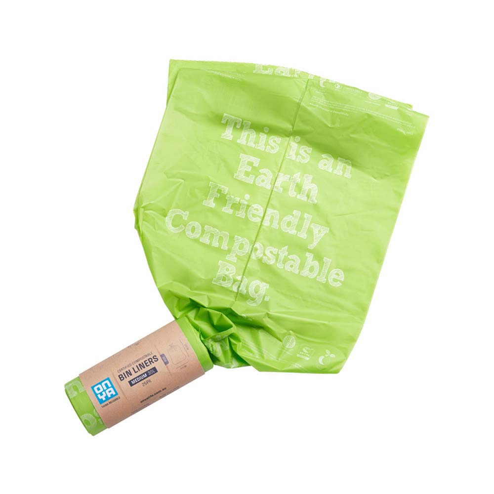 Onya Compostable Bin Liner - Medium - 30L - 25 Pack - L'Organic