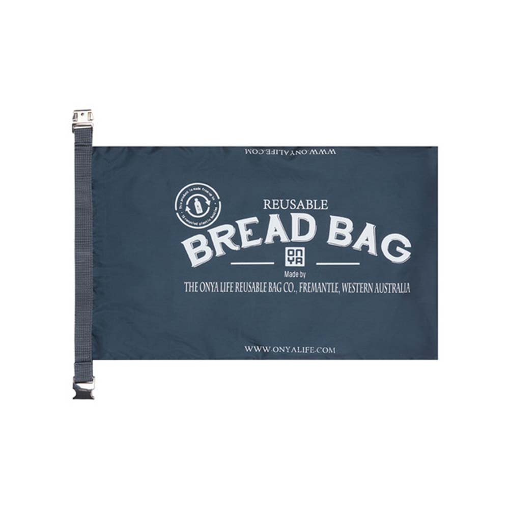 Onya Reusable Bread Bag - Charcoal - L'Organic