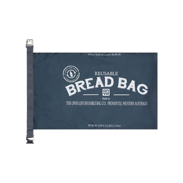 Onya Reusable Bread Bag - Charcoal - L'Organic