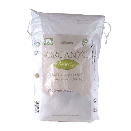 Organyc Beauty Organic Cotton Balls - 100 Pack - L'Organic