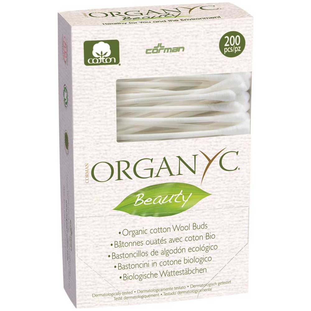 Organyc Beauty Organic Cotton Buds - 200 Pack - L'Organic